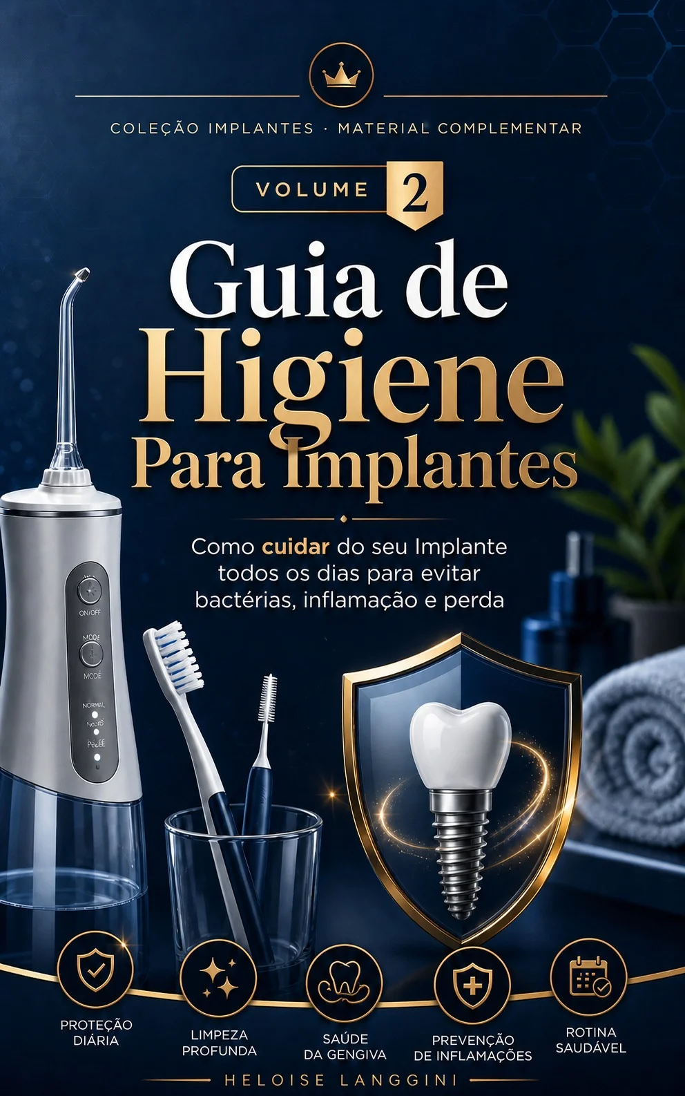 Capa do Guia de Higiene para Implantes