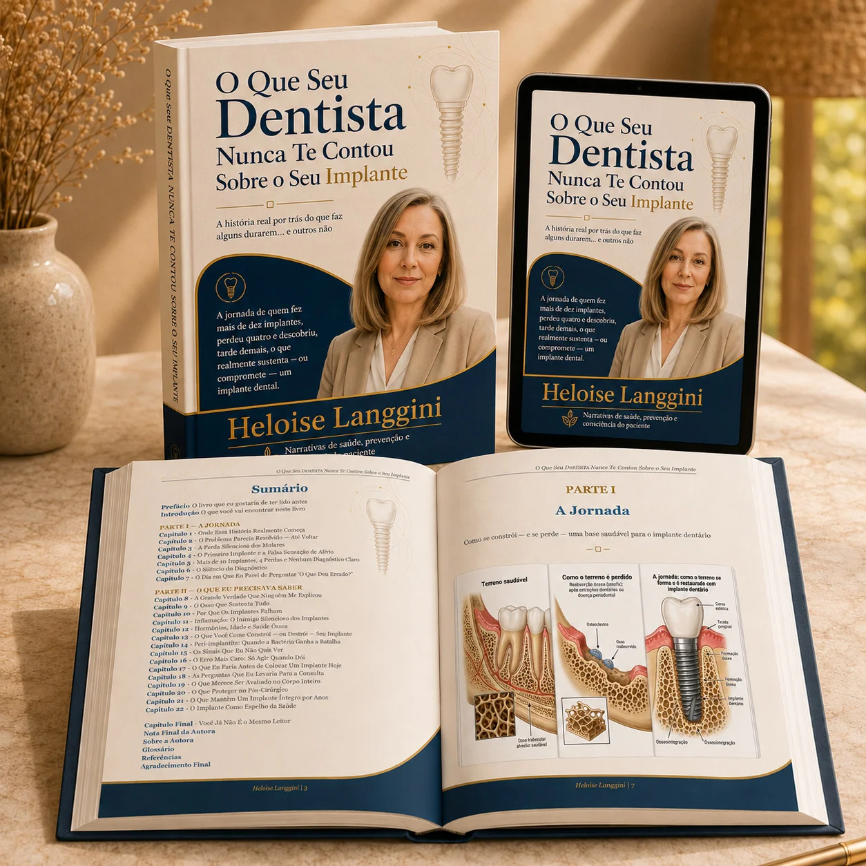 Livro principal O Que Seu Dentista Nunca Te Contou Sobre Seu Implante